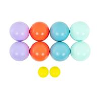 TP Toys Jeu de Boules en Bois FSC® - Dès 3 Ans - Activité de Plein Air pour Enfants - Couleurs Douces - Motricité et Précision - Idéal Jardin et Famille