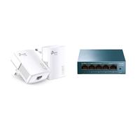 TP-Link 1000Mbps Powerline, Fiber Powerline Socket with 1 Gigabit Ethernet Port,