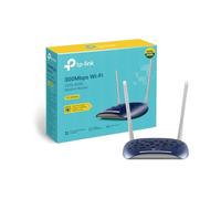 TP-Link 300 Mbps Wireless N VDSL/ADSL Modem Router, Single-Band, Broadband Speed Up To 100 Mbps, Versatile Connectivity, 4x Fast Ports, TP-Link Tether App, Easy setup (TD-W9960)