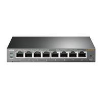 TP-Link TL-SG108PE Géré L2 Gigabit Ethernet (10/100/1000) Connexion Ethernet, supportant l'alimentation via ce port (PoE) Noir