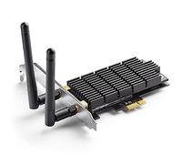 TP-Link AC1300 Carte PCIe WiFi PCIe (Archer T6E) - Adaptateur PCI Express sans Fil Double Bande 2,4 G/5 G, Profil Bas, Longue portée, Technologie dissipateur Thermique, Prend en Charge Windows