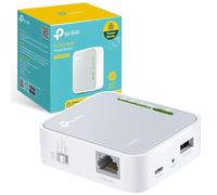 TP-Link AC750 Dual Band Wi-Fi Travel Router (Support Router Mode/Hotspot Mode/Range Extender Mode/Client Mode/Access Point Mode, 1 USB 2.0 Port/1 Micro USB Port, 1 WPS Button, UK Plug (TL-WR902AC))