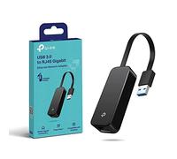 TP-Link Adaptateur USB Ethernet UE306, Adaptateur USB 3.0 vers Ethernet Gigabit, Conception pliable et légère, compatible avec Nintendo Switch, Windows 11/10/8.1/8/7, MacOS et Linux