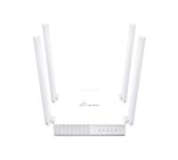 TP-Link ARCHER C24 : Routeur Wi-Fi 5 (802.11ac) Bi-bande (2.4/5 GHz) 433 Mbps Fast Ethernet, 5 ports RJ-45, QoS, Sécurité WEP/WPA/WPA2, Blanc