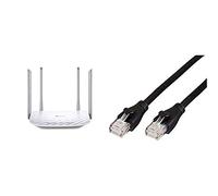 TP-Link Archer C50 Routeur Gigabit Wi-FI AC 1200 Mbps Gigabit, 5 Ports Ethernet, 1 Port USB 2.0, Support IPv6 & Amazon Basics Câble réseau Ethernet RJ45 catégorie 6-1,5 m