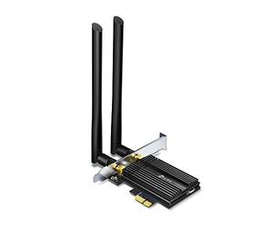 TP-Link Archer TX50E AX3000 Wi-Fi 6 Bluetooth 5.2 PCIe Adapter for PC with Heat Sink, MU-MIMO, Ultra-Low Latency, Supports Windows 10(64bit) Only