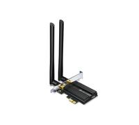 TP-Link Archer TX50E - Carte réseau Wi-Fi 6 (802.11ax) 2402 Mbps PCIe avec Bluetooth 5.0, Antennes externes 5 dBi, Compatible Windows 10