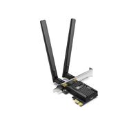 TP-Link Archer TX55E - Carte Réseau Wi-Fi 6 (802.11ax) 2402 Mbit/s, Bluetooth 5.2, PCI Express, Bi-bande 2.4/5 GHz, Sécurité WPA3, Windows 10