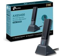TP-Link Adaptateur Wi‑Fi USB Archer TXE70UH AXE5400 Wi‑Fi 6E tri‑bande, USB 3.0, antennes gain élevé