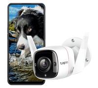 Tapo Caméra Surveillance WiFi extérieur TAPO C310, 2K(3MP), étanche IP66, vision nocturne, Détection de personne et alarme sonore, Compatible avec Alexa et Google Assistant
