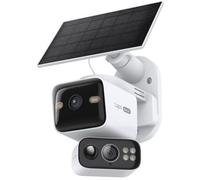TP-Link Caméra de surveillance Tapo TC93D Kit Pan/Tilt double objectif Panneau solaire Blanc