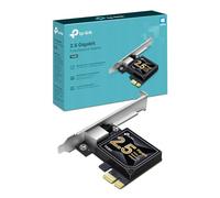 TP-Link Carte WiFi PCIe 2,5 Gigabit RJ45, TX201 | Ethernet 2,5 Gb RJ45, Wake-on-LAN, idéal NAS/gaming/transferts rapides, compatible Windows et Linux