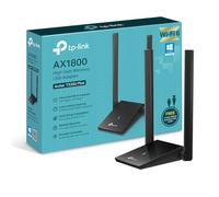 TP-Link Clé WiFi 6 AX1800 USB, Antennes 5 dBi, Archer TX20U Plus | Antennes 5 dBi, double bande, WPA3, idéal télétravail/visioconférence/streaming, compatible Windows 10 et 11