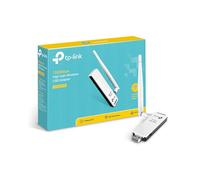 TP-Link Clé WiFi N150 USB, Antenne 4 dBi, TL-WN722N | Antenne amovible 4 dBi, meilleure portée, idéal navigation/télétravail, compatible Windows 7 à 10 et Mac OS X