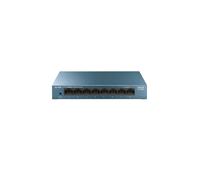 TP-LINK | Commutateur réseau 8 ports 10/100/1000Mbps pour ordinateurs de bureau | LS108G | Non géré | Pour ordinateurs de bureau | Nombre de ports 1 Gbps (RJ-45) | Nombre de ports SFP | Nombre de port