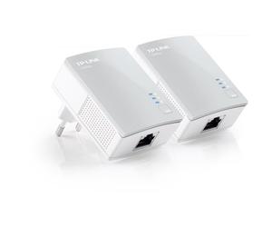 TP-Link CPL 600 Mbps avec 1 Port Ethernet, Kit de 2 - Solution idéale pour profiter du service Multi-TV à la maison (TL-PA4010 KIT)
