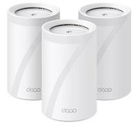 TP-Link Deco BE65 V1 - Système Wi-Fi - (3 routeurs) - jusqu'à 7800 pieds carrés - maillage 1GbE, 2.5GbE, Wi-Fi 7 Multi-Bande G