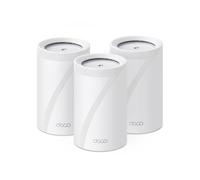 TP-Link Deco BE68 (3-Pack), WiFi 7 Mesh BE14000 tri-Bande, 14 Gbit/s, Port Ethernet jusqu'à 10 Gbit/s, Bande 6 GHz, Couverture jusqu'à 700 m², Compatible avec Toutes Les Box Internet Fibre