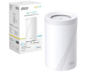 TP-Link Deco BE9300 Whole Home Tri-Band Mesh WiFi 7, Speeds up to 9214 Mbps, AI-