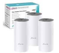 TP-Link Deco E4 Whole Home Mesh Wi-Fi System, Seamless and Speedy (AC1200) for Large Home, Work with Amazon Echo/Alexa, Router and WiFi Booster Replacement, Parent Control, Pack of 3