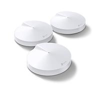 TP-Link Deco M9 Plus Whole Home Mesh Wi-Fi System, Up to 6500 Sq ft coverage, Tri-Band AC2200 with Gigabit Ports, Compatible with Amazon Echo/Alexa, HomeCare Antivirus and Parental Controls, Pack of 3