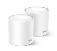 TP-Link Deco Mesh WiFi 6, Jusqu’à 3 Gbit/s, Pack de 2, Deco X50 | WiFi homogène dans toute la maison, idéal fibre, streaming 4K, gaming et télétravail