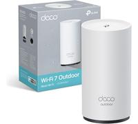 TP-Link Deco Routeur Mesh Wi-FI 7 BE3600Mbps extérieur/intérieur, Double Bande, 2 Ports 2,5 G, IP65, Alimentation PoE/AC, 4 4 antennes internes, Idéal pour Le Jardin et la terrasse
