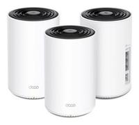 Deco PX10 V1 - Système Wi-Fi - (3 routeurs) - jusqu'à 6100 pieds carrés - maillage 1GbE, HomePlug AV (HPAV) 2.0 - Wi-Fi 6 - Bi-bande