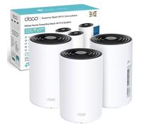 TP-Link Deco PX50 AX3000 + G1500 Système Wi-Fi 6 Powerline Mesh pour toute la maison, double bande, ports Gigabit, maillage piloté par l'IA, couvre jusqu'à 150 appareils, processeur 1,0 GHz,