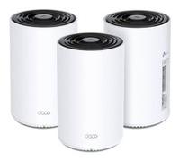 TP-Link Deco PX50 V1 - Système Wi-Fi - (3 routeurs) - jusqu'à 6500 pieds carrés - maillage 1GbE, G.hn - Wi-Fi 6 - Bi-bande G