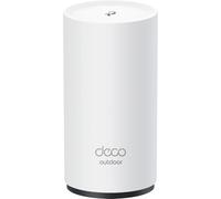 TP-Link Deco Routeur Mesh Wi-FI 7 BE5000Mbps extérieur/intérieur, Double Bande, 2 Ports 2,5 G, IP65, Alimentation PoE/AC, 4 4 antennes internes, Idéal pour Le Jardin et la terrasse