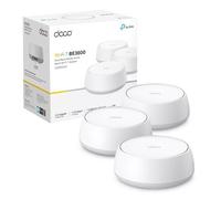 TP-Link Deco Routeur WiFi 7 Mesh BE3600 Bi-Bande, Port Ethernet 2,5G, Couverture de 490㎡, Itinérance IA Transparente, Connectez 150 appareils, Compatible Toutes Les Box Internet, Deco BE25(3-Pack)