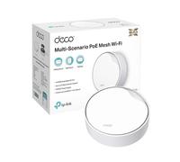 TP-Link Deco WiFi 6 Mesh AX3000Mbps bi-bande avec PoE Deco X50-PoE(1-pack), Couverture de 230㎡, 1 port 2,5 Gbit/s + 1 port Gigabit, AI-Driven Mesh