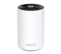 TP-Link Deco WiFi 6E Mesh AXE5400Mbps Deco XE75(1-Pack), Routeur et répéteur tri-Bande, Couverture jusqu'à 270 m², WPA3, idéal pour Grandes Maisons, Compatible avec Amazon Alexa, 3 Ports Gigabit