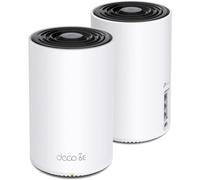 TP-Link Deco WiFi 6E Mesh AXE5400Mbps Deco XE75(2-Pack), Routeur et répéteur tri-Bande, Couverture jusqu'à 500 m², WPA3, idéal pour Grandes Maisons, Compatible avec Amazon Alexa, 6 Ports Gigabit