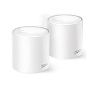 TP-Link Deco X10 V1 - Système Wi-Fi - (2 routeurs) - jusqu'à 3900 pieds carrés - maillage 1GbE Bi-bande