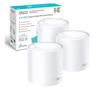 TP-Link Deco X20 AX1800 Whole Home Mesh Wi-Fi 6 System, AI-Driven Mesh, Up to 5,800 Sq ft Coverage, 1 GHz Quad-Core CPU, Compatible with Amazon Alexa, With TP-Link HomeShield's kit, Pack of 3