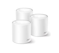 TP-Link Deco X50 (3-pack) Système Wi-Fi 6 Bi-bande AX3000, 2.4GHz/5GHz, Antennes Internes, Ports RJ45, MU-MIMO, QoS, Contrôle Parental