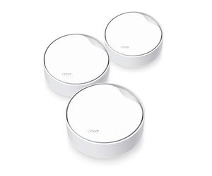 TP-Link DECO X50-PoE(3-PACK) Bi-bande (2,4 GHz / 5 GHz) Wi-Fi 6 (802.11ax) Blanc 2 Interne