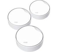 TP-Link Deco X50-PoE V1 - Système Wi-Fi - (3 routeurs) - jusqu'à 6500 pieds carrés - maillage 1GbE, 2.5GbE - Wi-Fi 6 - Bi-bande - fixation murale, montable sur plafond G