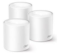 TP-Link Deco X50 Pro V1 - Système Wi-Fi - (3 routeurs) - jusqu'à 6500 pieds carrés - maillage 1GbE, 2.5GbE, SPI - Wi-Fi 6 - Bi-bande G