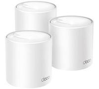 TP-Link Deco X50 - Système Wi-Fi - (3 routeurs) - jusqu'à 6500 pieds carrés - maillage 1GbE - Wi-Fi 6 - Bi-bande G