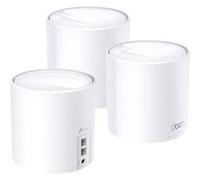 TP-Link Deco X60 V3.2 - Système Wi-Fi (3 routeurs) - up to 7,100 sq.ft - maillage - GigE - 802.11a/b/g/n/ac/ax - Bi-bande G