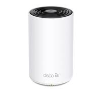 TP-Link Deco WiFi 6E Mesh AXE5400Mbps Tri-bande Deco XE75 Pro(1-pack), Couverture de 270㎡, WPA3, 1 port 2.5G, 2 ports Gigabit, idéal pour grandes maisons, Profitez au maximum de votre abonnement Fibre