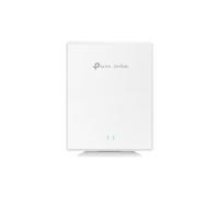 TP-Link EAP650-DESKTOP Point d'accès WiFi 6 AX3000, 2.4GHz (574 Mbps) + 5GHz (2402 Mbps), 4 ports Ethernet RJ-45, PoE, Blanc, Table, Antennes internes