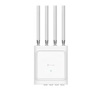 TP-Link EAP668-Outdoor HD AX3600 Point d'accès extérieur WiFi 6, Extension WiFi extérieure Omada Mesh, 4 antennes Omni externes de Type N, Plusieurs Ports, IP68, Fente SFP, Grande Couverture, Gestion