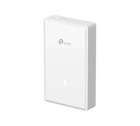 TP-Link EAP725-Wall BE3600 Point d'accès WiFi 7, points d'accès sans fil Gigabit double bande, maille Omada, entrée alimentée par PoE 2,5 G et port pass-through, itinérance transparente, gestion