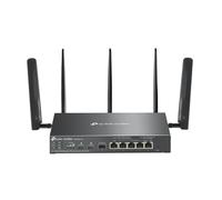TP-LINK ER706WP-4G, Dual-Band (2,4 GHz/5 GHz), Ethernet/LAN, 4G, Schwarz, Desktop-/Pol-Router