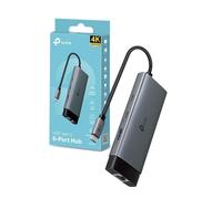 TP-Link Hub USB UH6120C – 6 ports USB 3.0 + 2 ports Type-C de charge, 5 Gbps, 12W