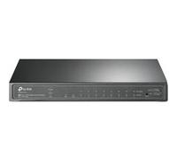 TP-Link JetStream T1500G-10PS - Commutateur - Géré - 8 x 10/100/1000 (PoE) + 2 x SFP - de bureau - PoE (53 W) G
